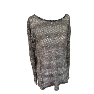 Nylon 76 lace knit top